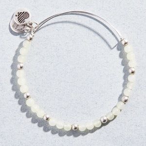 Alex and Ani Jade Beaded Bangle